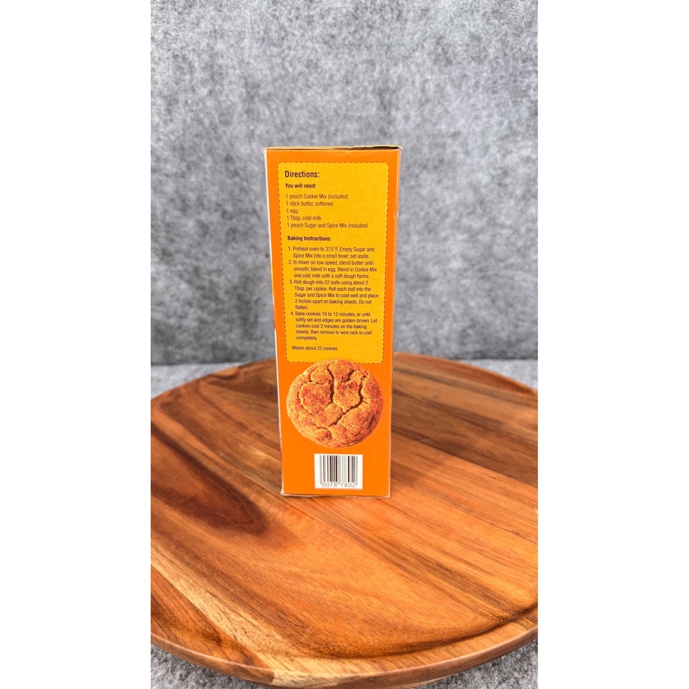 Trader Joe's Pumpkin & Spice Snickerdoodle Cookie Mix 17.57oz Seasonal Baking - Picture 2 of 7